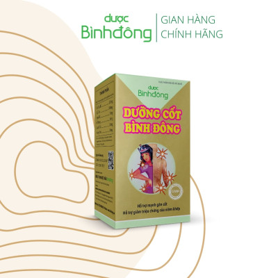Dưỡng Cốt Bình Đông - Giúp giảm đau thần kinh tọa, giảm đau nhức xương khớp - hộp 60 viên nang