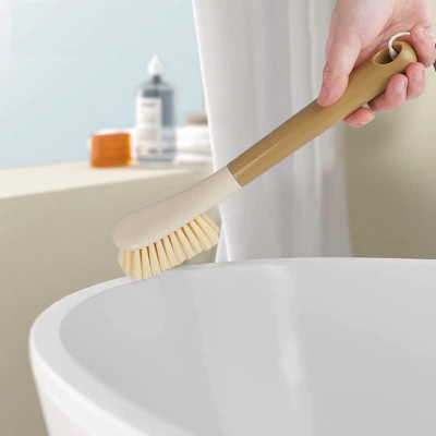 Bàn Chải Cán Dài Chải Cọ Đánh Giày Dép, Chà Quần Áo Lông Mềm Có Móc Treo - HÀNG CHÍNH HÃNG MINIIN