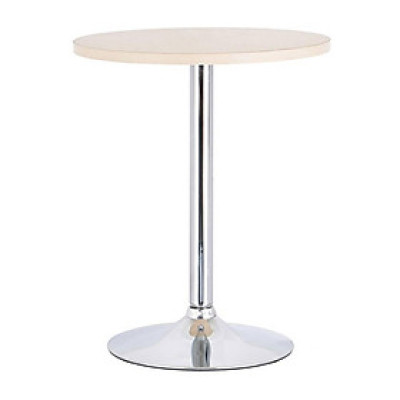 Bàn tròn Colin mặt gỗ chân thép mạ