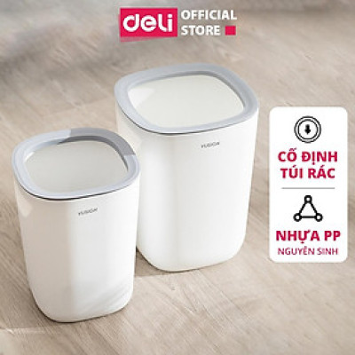 Thùng Rác Cố Định Túi Rác Sọt Rác Nhựa Nguyên Sinh Hạn Chế Mùi Hôi Tiện Lợi Tiết Kiệm Không Gian Cho Văn Phòng Nhà Bếp - 1104