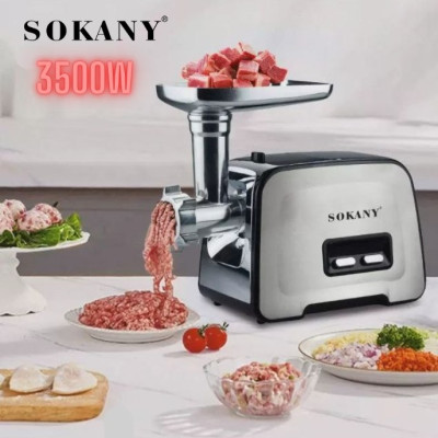 Máy xay nhồi thịt đa năng SOKANY SK-090, công suất 3200W, vừa xay thịt, vừa đùn thịt, nhồi lạp xưởng, xúc xích tại nhà - HÀNG CHÍNH HÃNG