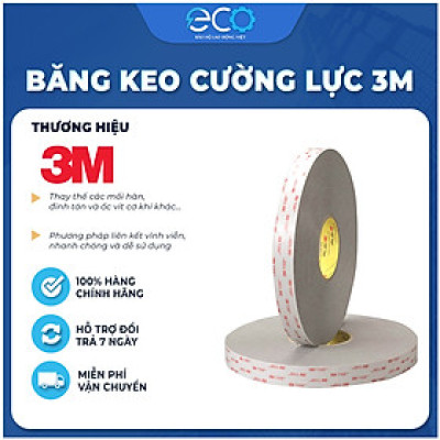 Băng keo cường lực siêu dính 3M 4941 (12mm x dài 4.5m) màu xám