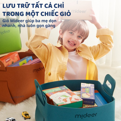 Túi gấp gọn đang năng Mideer đựng quần áo , đồ chơi Toy Storage Bag