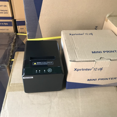 Máy in hóa đơn K80 Xprinter XP-Q806K Cổng USB + LAN in bill bằng Máy Tính, Máy Pos, Điện Thoại - Hàng chính hãng