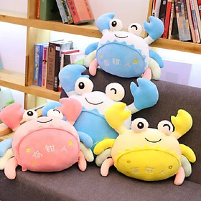 Thú nhồi bông con cua nhiều màu sắc - Size 20cm - Quà tặng gấu bông con cua đáng yêu.