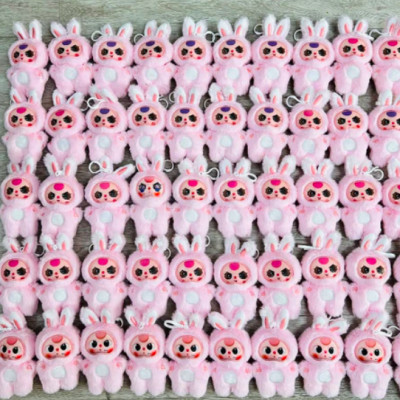 Móc khóa Baby Three đáng yêu - 15cm - Quà tặng móc khóa gấu bông bé ba tai thỏ cute