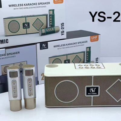 Loa Karaoke Bluetooth YS-215 Kèm 2 Micro Không Dây ( Hàng Chính Hãng )