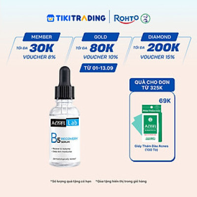Serum dưỡng ẩm chuyên sâu, làm dịu da Acnes Lab B5 Recovery Serum 25ml