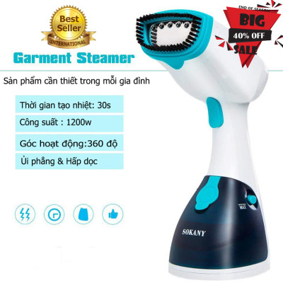 Bàn Là, Bàn Ủi Hơi Nước cầm tay SOKANY AJ2205- Công suất 1200W- HÀNG CHÍNH HÃNG