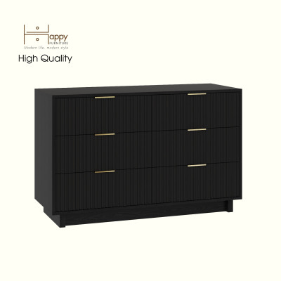 HAPPY FURNITURE , Tủ lưu trữ 6 ngăn kéo - NAMI, THK_241 , 120cm x 45cm x 76cm DxRxC
