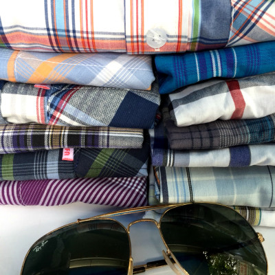 COMBO 2 ÁO SƠ MI TAY NGẮN NAM - 100% COTTON - GIAO MÀU NGẪU NHIÊN