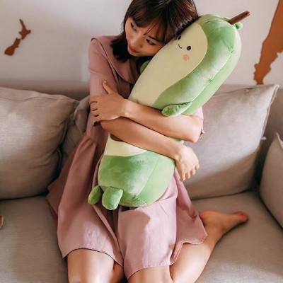 Gối ôm trái bơ dài, quả bơ dài siêu mềm mịn đáng yêu (50cm--->110cm) vải miniso mềm mịn êm ái - Thú bông trái bơ, quả bơ dài dễ thương