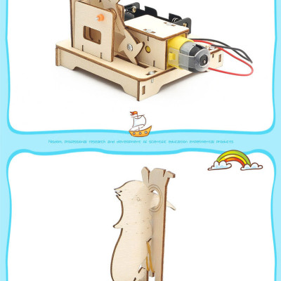 Bộ Đồ Chơi Lắp Ghép STEM Mô Hình Chim Gõ Kiến, Bộ Đồ Chơi Khoa Học Tự Làm Chim Gõ Kiến, Bộ Đồ Chơi Gỗ Cao Cấp Khoa Học Tự Làm DIY Wood Steam - Chính Hãng BABYBOSS.