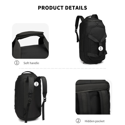 Ozuko Túi Xách Du Lịch Cỡ Lớn Đa Năng Chống Thấm Nước Cá Tính Cho Nam