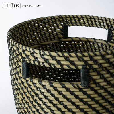 Giỏ Đựng Đồ ONGTRE Giả Mây Đựng Đồ Đa Năng, Rổ Quần Áo, Vật Dụng Trong Nhà Tiện Lợi