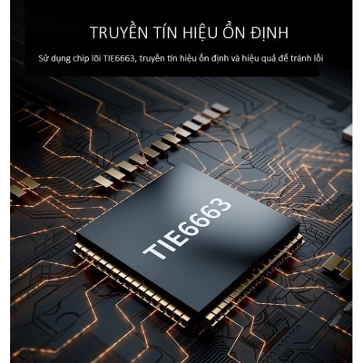 SOAIY Bộ Chia HDMI 1 Ra 2 Cổng UNITEK V118A Hỗ Trợ 4K Cao Cấp - Hàng Nhập Khẩu