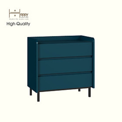 [Happy Home Furniture] LAVIA, Tủ lưu trữ 3 ngăn kéo - Chân sắt, 66cm x 40cm x 66cm ( DxRxC), THK_154