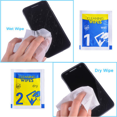 Khăn lau vệ sinh màn hình điện thoại, iphone, ipad, mắt kính, ống kính máy ảnh, dán kính cường lực, thiết bị điện tử - Hàng Chính Hãng