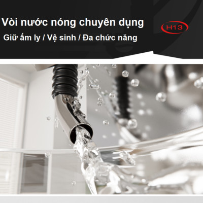 Máy pha cà phê Cappuccino, Ristretto, Espresso, Latte chuyên nghiệp thương hiệu Mỹ cao cấp HiBREW H13 - Hàng chính hãng (BH 12 THÁNG)