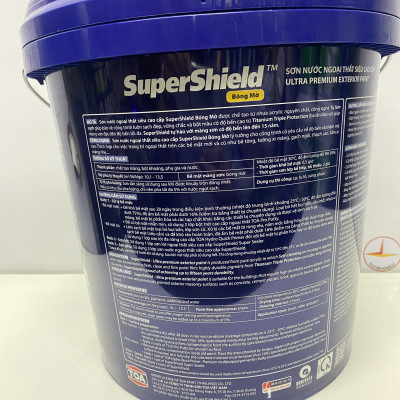 Sơn nước siêu cao cấp Toa SuperShield ngoại thất màu xanh 7410 _4L