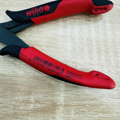 Kìm cắt chân linh kiện điện tử Wiha 27391 ( mã 26818 kèm bìa treo)