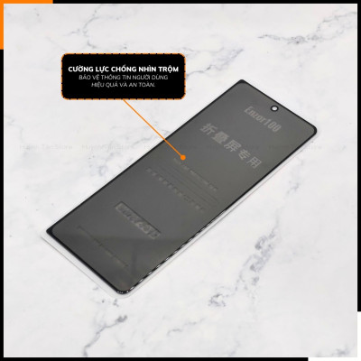 Kính cường lực cho Samsung Galaxy Z Fold 6 chống nhìn trộm full màn hình chính hãng KUZOOM - hàng chính hãng