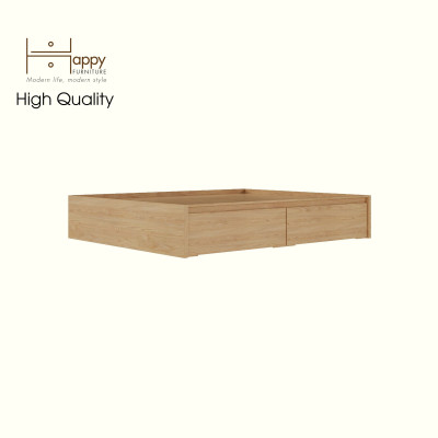 [Happy Home Furniture] DOOBIE, Giường ngủ  < không đầu giường > - 2 hộc tủ kéo, GNG_005,GNG_006, GNG_007, GNG_008
