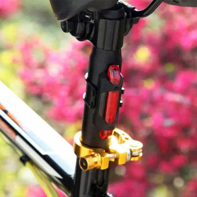 Đèn Hậu Phía Sau Cảnh báo an toàn Đuôi Xe Đạp DC918 Sạc USB Có Thể Sạc Lại MaiLee