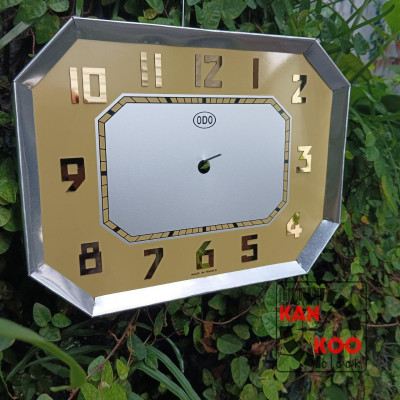 Mặt số nhôm đồng hồ Odo, mặt bát giác ngang Kankoo Clock phiên bản mới nhôm dày 5 dem- Có bán kèm viền