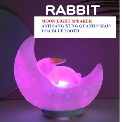 Đèn ngủ mặt trăng ,loa kết nối bluetooth, cổng USB cho chất lượng âm thanh sống động,nghe đài FM (Hàng nhập khẩu)