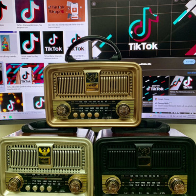 ĐÀI Radio NNS-8091BT có bluetooth FM-AM/FM/SW hình thức cổ điển Hàng Chính Hãng