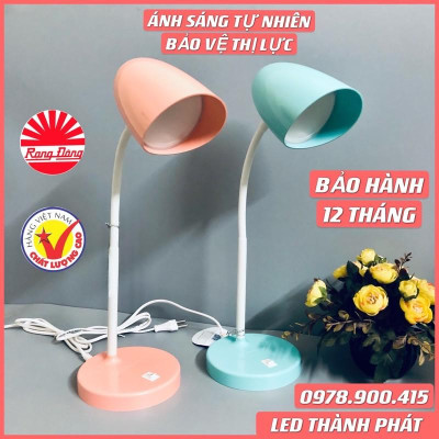 Đèn học để bàn RẠNG ĐÔNG chống cận RD RL 38 kèm bóng LED 6W tiết kiệm điện năng, bảo vệ thị lực