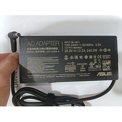 Sạc dành cho LAPTOP ASUS GAMING ROG ZEPHYRUS M16 GU603H GX502LXS S17 GX703HS G733QSA 6.0 mm X 3.7mm chân kim trong - kèm dây nguồn - Hàng nhập khẩu
