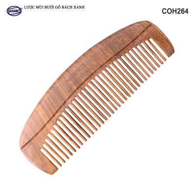 Lược múi bưởi gỗ Bách Xanh có mùi thơm nhẹ (Size: M -14cm) COH264 - Có Thể Bỏ Túi Mang Theo Người - Chải tóc làm dịu tâm trí