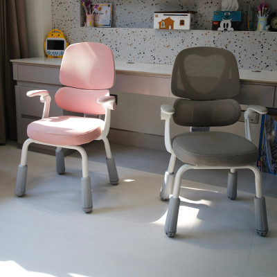 Ghế học sinh học bài chống gù CE1026-M Nội thất Capta Ghế ngồi học bài tại nhà lưng lưới nệm vải khung tay nhựa điều chỉnh được chân sắt sơn tĩnh điện