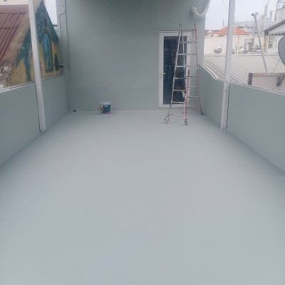 (Bộ sơn lót 1L - phủ 3,8L) Sơn Chống Thấm Lộ Thiên KINGCAT Lót V1-100 & Phủ V1-424 - Cho tường, sàn mái, sàn gạch, hồ nước... thi công được 6-10m2