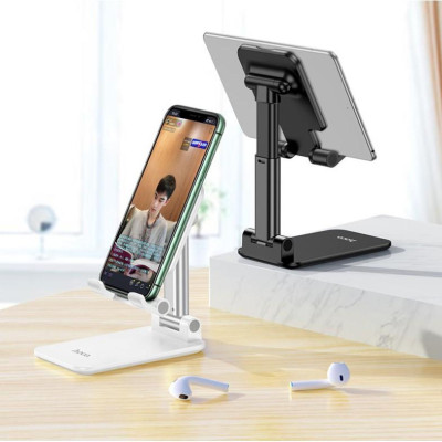 Giá đỡ Điện thoại máy tính bảng Hoco PH29A để bàn gấp gọn đa năng chống tê mỏi xem video web phim sinh viên văn phòng  - Hàng chính hãng 