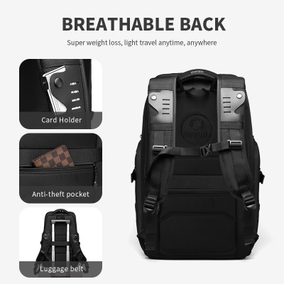 Ba Lô Du Lịch Leo Núi OZUKO Chống Thấm Nước Kích Cỡ Lớn Dành Cho Nam Giớ