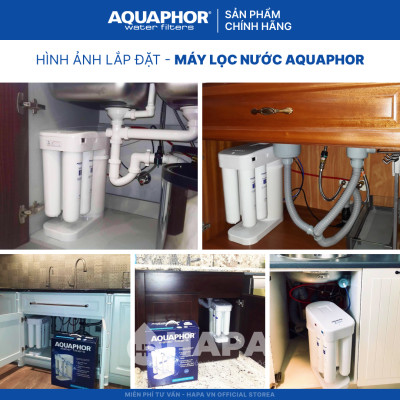 Máy Lọc Nước AQUAPHOR MORION DWM-101S Chuẩn Nước Uống Trực Tiếp, Công Nghệ RO Không Dùng Điện - Nhập Khẩu Châu Âu, Hàng Chính Hãng