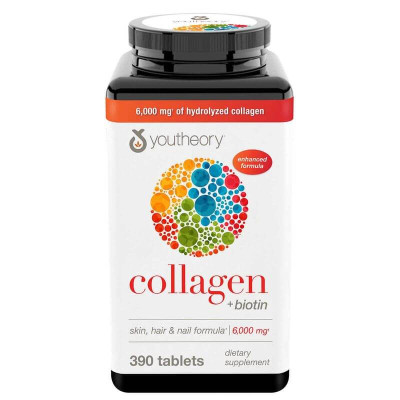 Collagen Youtheory Mỹ chứa collagen, vitamin c, biotin…tạo sức khỏe và sắc đẹp từ bên trong cho da, tóc, móng, sụn, gân, dây chằng, khớp - OZ Slim Store