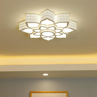 Đèn trần LIRON D750mm kiểu dáng sang trọng với 3 chế độ ánh sáng trang trí nội thất hiện đại - kèm điều khiển (45).