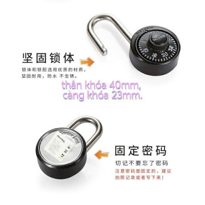 Master lock Ổ khóa vali 1533MCND Màu đen