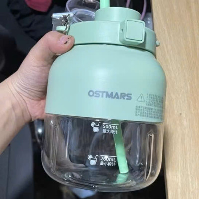 Máy Xay Sinh Tố Cầm Tay Mini Ostmars - Sạc Tích Điện, 10 Lưỡi Dao Đa Năng, Dung Tích 500ml - HÀNG CHÍNH HÃNG MINIIN