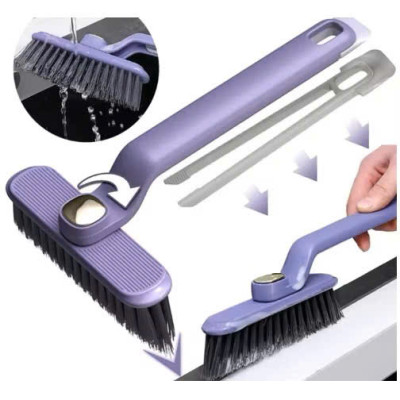 Bàn Chải Xoay 360 Độ Đa Chức Năng - Bàn Chải Chà Sàn Khe Hở, Kèm Que Gắp Rác Tiện Lợi - HÀNG CHÍNH HÃNG MINIIN