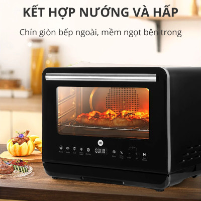 Nồi Chiên Hơi Nước Cao Cấp 10 Trong 1 Mishio MK318 - Hàng Chính Hãng
