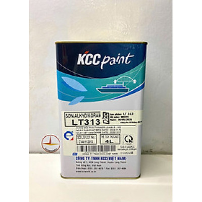 Sơn Alkyd KCC LT313 Base A màu trắng 1000 _4L