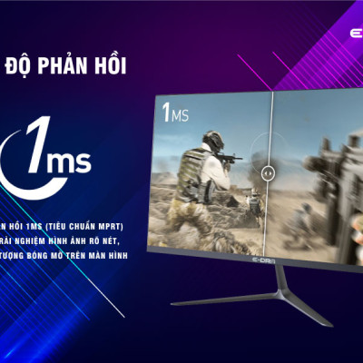 Màn hình Gaming E-DRA EGM24F1 24 inch FullHD 144hz - Hàng Chính Hãng