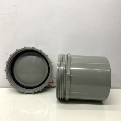 Bít xả ren ngoài 168 (Male threaded clean out) nhựa PVC Bình Minh _BXRN168