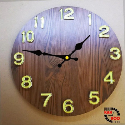 Bộ Số Xi Vàng Gắn Đồng Hồ Treo Tường – Sáng Bóng, Sang Trọng, Dễ Lắp Đặt