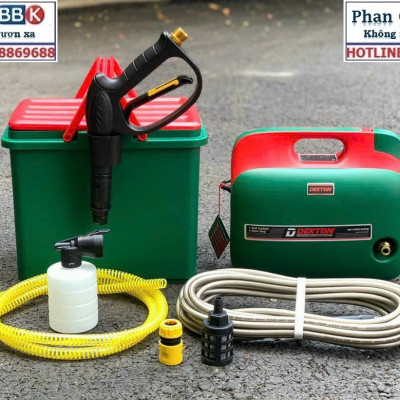 Máy Rửa Xe Dekton DK-CWR2300FB - Công Suất 2300W - Động Cơ Từ Không Chổi Than - Motor 100% Dây Đồng - Bảo Hành 12 Tháng